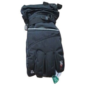 Big Boy's Head Junior Ski Gloves - Black - X-Large (14/16) - NWT